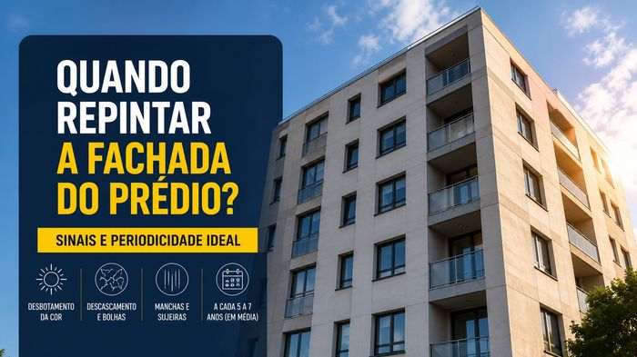 Quando repintar a fachada do prédio? Sinais e periodicidade ideal