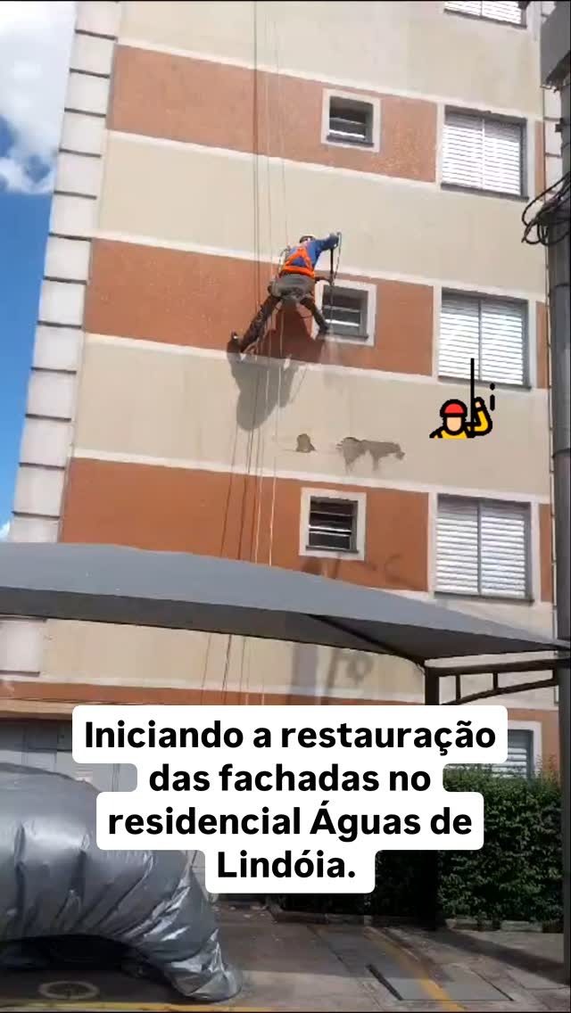 Restauração estrutural de fachada