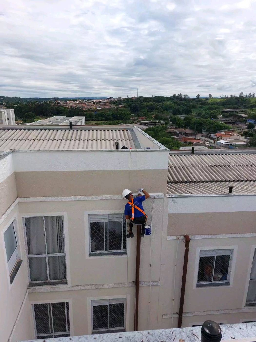 Obra de restauração predial